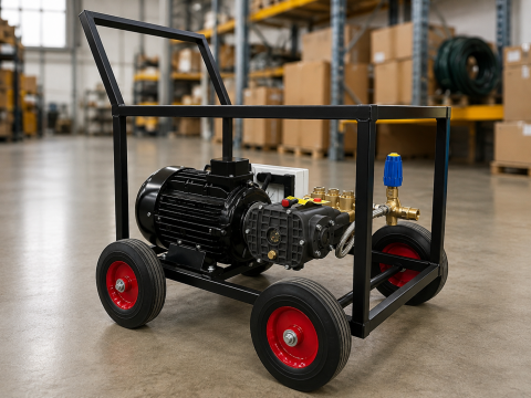 АВД Тритон Mazzoni 50/150 Nicolini 11 KW BY (на раме с колесами электрика с теплозащитой) АВД Тритон Mazzoni 50/150 Nicolini 11 KW BY (на раме с колесами электрика с теплозащитой)