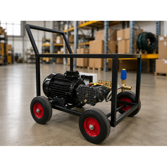 АВД Тритон Mazzoni 50/150 Nicolini 11 KW BY (на раме с колесами электрика с теплозащитой)