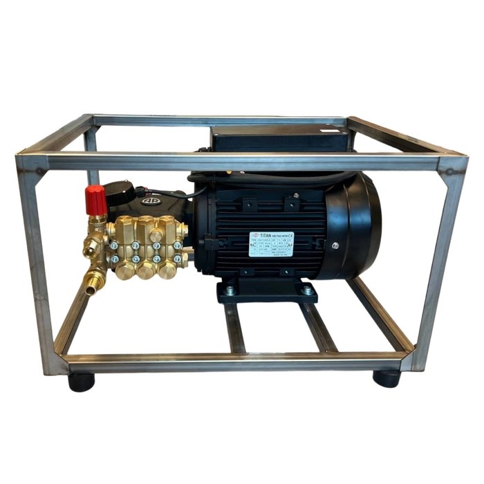 Стационарный аппарат в/давления 900 л/ч, 200 бар TS на раме INOX (RR+VRF2)